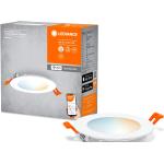 Reduzierte Weiße Ledvance Runde Dimmbare LED Einbauleuchten aus Kunststoff smart home 