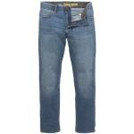 Reduzierte Blaue LEE 5-Pocket Jeans mit Reißverschluss aus Denim für Herren Größe XXL 
