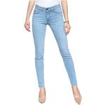 Reduzierte Blaue LEE Skinny Jeans mit Reißverschluss aus Denim für Damen Weite 29 