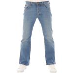 Blaue Unifarbene LEE Denver Jeans mit Stickerei aus Baumwolle für Herren Weite 40 