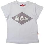 Lee Cooper Mädchen LC0803 TMC S3 T-Shirt, weiß, 10 Jahre