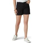 Schwarze LEE Chino-Shorts mit Reißverschluss für Damen Größe L 