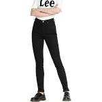 Reduzierte Schwarze Bestickte LEE Jeans mit Stickerei aus Denim für Damen Weite 33 