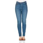 Bestickte LEE Scarlett Jeans mit Stickerei aus Denim für Damen Weite 25 