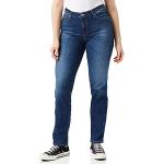 Reduzierte Blaue Atmungsaktive LEE Marion Straight Leg Jeans aus Denim für Damen Weite 29 