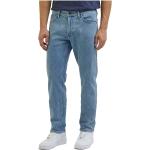 Blaue LEE Straight Leg Jeans aus Denim für Herren Größe XXL Weite 31, Länge 30 