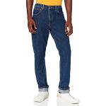 Reduzierte LEE Brooklyn Straight Leg Jeans mit New York Motiv mit Reißverschluss aus Denim für Herren Weite 31 