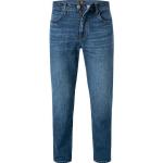 Lee Herren Jeans-Hose, Regular Tapered Fit, Baumwoll-Stretch, mittelblau