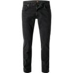 Schwarze Bestickte LEE Slim Fit Jeans aus Denim für Herren Weite 29, Länge 30 