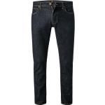 Indigofarbene LEE Slim Fit Jeans aus Leder für Herren Weite 29, Länge 30 