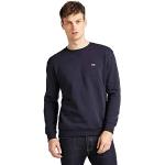 Reduzierte Marineblaue Unifarbene LEE Herrensweatshirts aus Baumwolle Größe L 