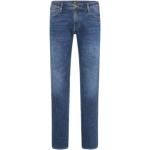 Reduzierte Blaue Elegante LEE Straight Leg Jeans mit Reißverschluss aus Denim für Herren 