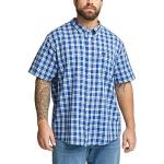 Reduzierte Blaue LEE Button Down Kragen Hemden mit Button-Down-Kragen für Herren Größe XL 
