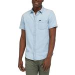 Reduzierte Blaue LEE Button Down Kragen Hemden mit Button-Down-Kragen für Herren Größe S 