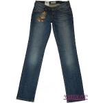 Indigofarbene LEE Norma Slim Fit Jeans aus Denim für Damen Weite 33 