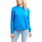 Reduzierte Blaue LEE Rundhals-Ausschnitt Damensweatshirts aus Baumwolle Größe L 