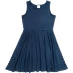 Indigofarbene Leela Cotton Bio Nachhaltige Jerseykleider für Kinder aus Jersey Größe 116 für den für den Sommer 