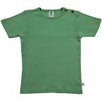 Mintgrüne Gestreifte Sportliche Kurzärmelige Leela Cotton Bio Nachhaltige Kinderkapuzenshirts für Babys Größe 68 