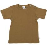 Gestreifte Sportliche Kurzärmelige Leela Cotton Bio Nachhaltige Kinderkapuzenshirts für Jungen Größe 116 