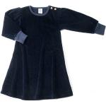 Mitternachtsblaue Langärmelige Leela Cotton Bio Nachhaltige Kinderstrickkleider aus Baumwolle Größe 128 