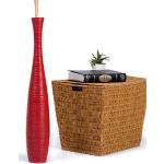 Rote Minimalistische 70 cm leewadee Bodenvasen & Vasen für Pampasgras 70 cm 