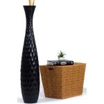 Reduzierte Schwarze Minimalistische 110 cm leewadee Runde Große Vasen 110 cm aus Glas 