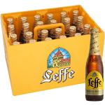 Leffe Blonde Flaschenbier, MEHRWEG im Kasten, Blondes Abteibier Bier aus Belgien (24 x 0.33 l)