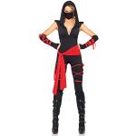 Reduzierte Schwarze Leg Avenue Ninja-Kostüme aus Polyamid für Damen Größe XS 