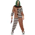 Reduzierte Bunte Rautenmuster Leg Avenue Clown-Kostüme & Harlekin-Kostüme aus Polyester für Herren Größe XL 