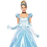 Blaue Leg Avenue Cinderella Prinzessin-Kostüme aus Satin für Damen Größe M 