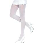 Weiße Nylonstrumpfhosen aus Nylon maschinenwaschbar für Damen Größe 40 Große Größen 