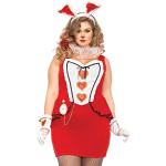 Rote Leg Avenue Bunny-Kostüme für Damen Größe XL 
