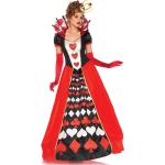 Rote Leg Avenue Alice im Wunderland Die Herzkönigin Herzkönigin-Kostüme aus Polyester für Damen Größe S 