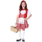 Leg Avenue Kostüm »Piroschka«, Klassisches Rotkäppchen-Kostüm im Dirndl-Look, rot