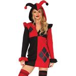 Reduzierte Schwarze Leg Avenue Mini Clown-Kostüme & Harlekin-Kostüme aus Polyester für Damen Größe L 
