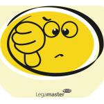 Gelbes Legamaster Emoji Präsentationszubehör aus Papier 100-teilig 