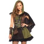 Olivgrüne Leg Avenue Robin Hood Robin Faschingskostüme & Karnevalskostüme aus Polyester für Damen Größe S 