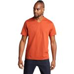 Rote Eddie Bauer V-Ausschnitt T-Shirts aus Baumwolle für Herren Größe XXL 
