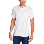 Reduzierte Weiße Kurzärmelige Eddie Bauer Shirts mit Tasche aus Baumwolle für Herren Größe 3 XL 