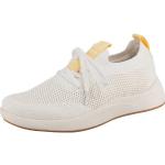 Reduzierte Weiße Legero Low Sneaker ohne Verschluss aus Leder für Damen Größe 41,5 