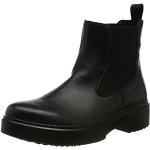Schwarze Legero Gore Tex Ankle Boots & Klassische Stiefeletten in Komfortweite aus Leder leicht für Damen Größe 36 für den für den Winter 