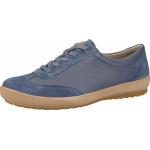 Blaue Legero Low Sneaker mit Schnürsenkel in Normalweite aus Leder für Damen Größe 42,5 