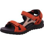 Reduzierte Rote Legero Outdoor-Sandalen mit Riemchen aus Nubukleder für Damen Größe 37 für den für den Sommer 