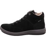 Reduzierte Schwarze Geflochtene Legero Tanaro High Top Sneaker & Sneaker Boots in Komfortweite aus Leder Leicht für Damen Größe 38 