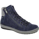 Blaue Legero Tanaro Gore Tex High Top Sneaker & Sneaker Boots mit Reißverschluss in Normalweite aus Veloursleder wasserdicht für Damen Größe 41,5 