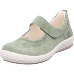 Mintgrüne Mary Jane Pumps aus Veloursleder mit herausnehmbarem Fußbett für Damen Größe 38,5 