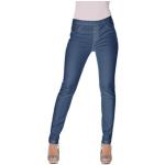 Blaue Linea Tesini Slim Fit Jeans aus Baumwolle für Damen Größe XS 