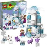 LEGO 10899 DUPLO Princess Frozen Elsas Eispalast, Bauset mit einem Leuchtstein, Prinzessin Elsa und Anna Mini Puppen sowie Schneemann Figur, Spielzeuge für Jungen und Mädchen ab 2 Jahren