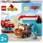 LEGO 10996 DUPLO Lightning McQueen und Mater in der Waschanlage, Konstruktionsspielzeug
