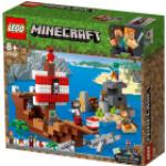 Goldene Lego Minecraft Piraten & Piratenschiff Minifiguren 
